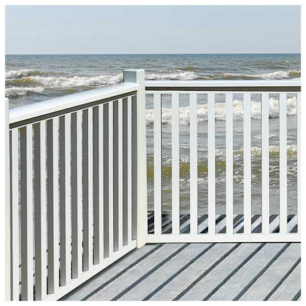 Top Board for Balcony Railing Fence 3.4x12x240cm